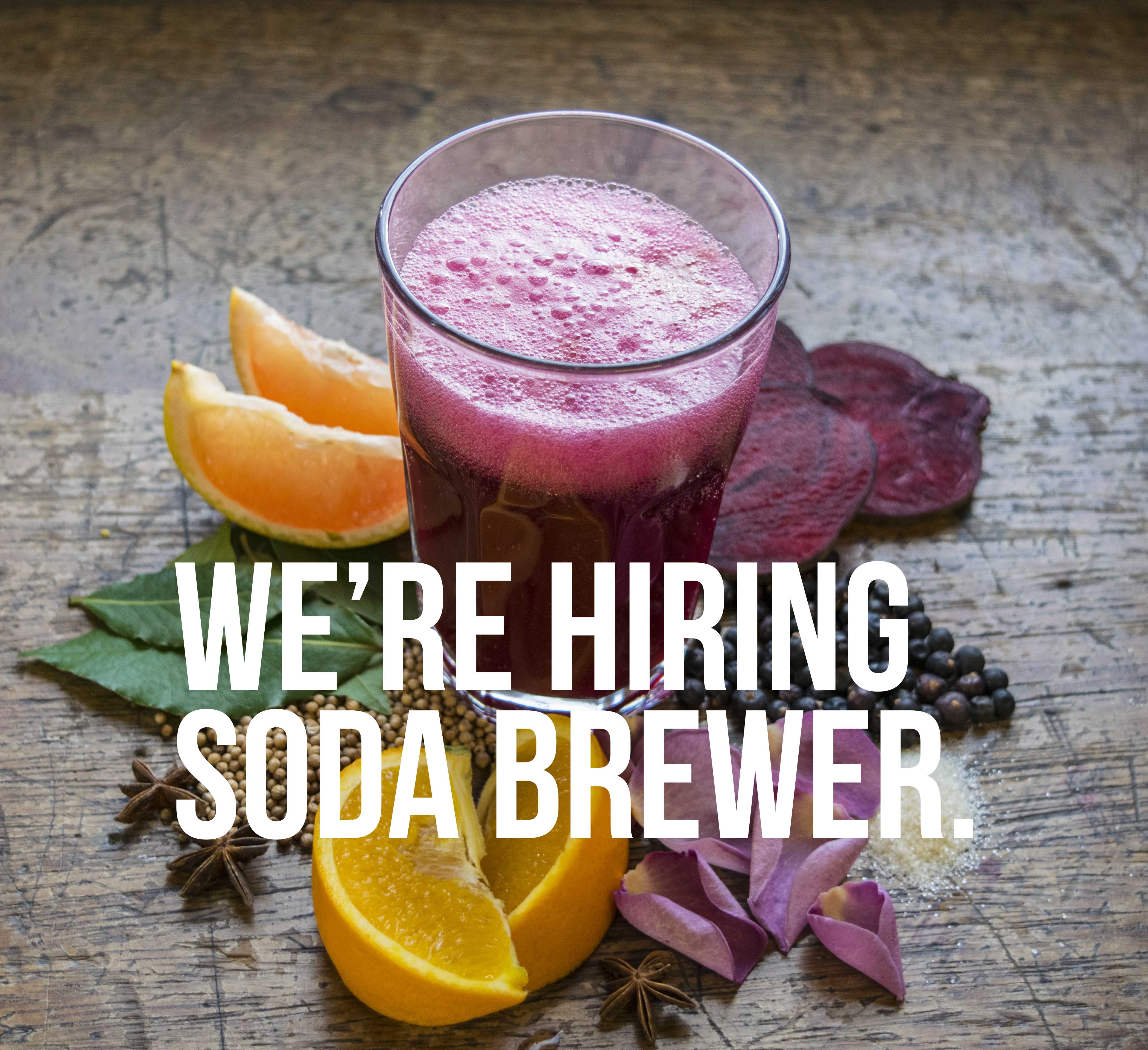 Roots Soda Co. we are hiring image.